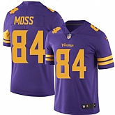 Nike Men & Women & Youth Vikings 84 Randy Moss Purple Color Rush Limited Jersey,baseball caps,new era cap wholesale,wholesale hats